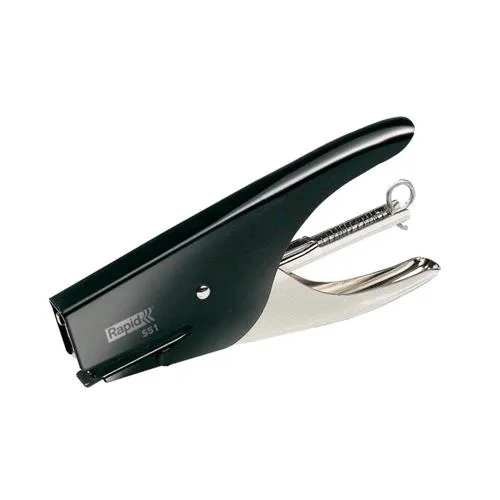 Rapid S51 Cucitrice a Pinza Caricamento Posteriore 12 Fogli Tipo Punti Passo 64 mm Black
