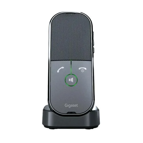 Gigaset Ion H Pro Vivavoce Portatile, USB-C Sensore di Prossimita' Compatibile DECT, HD Audio, Installazione Plug & Play Supporta Windows Linux, Mac Os Nero
