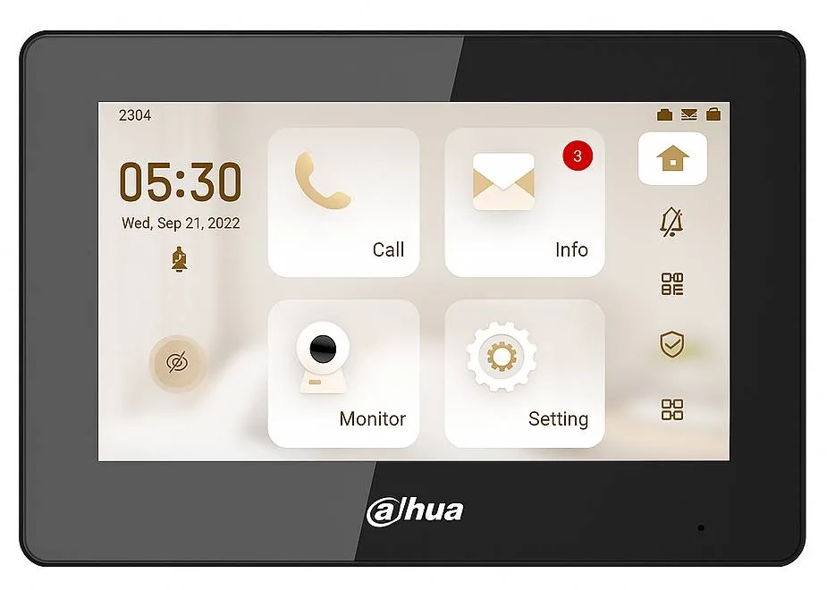 VIDEOCITOFONO UNIT? INTERNA LCD 7 IP WIFI 7 NERO TOUCH