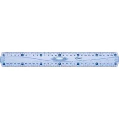 Maped Geometric Righello Triplo Decimetro con Manico in Plastica 30 cm