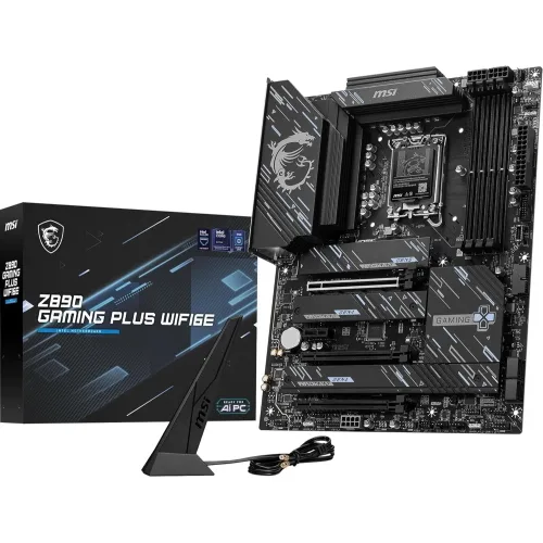 Msi Z890 Gaming Plus Wi-Fi 6E Scheda Madre Lga 1851 4 x DDR5 ATX