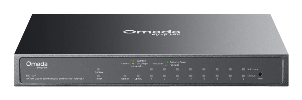SWITCH OMADA 8-PORTGB POE MANAGED 8XGB RJ45P DESKTOP STEEL INTEG SDN