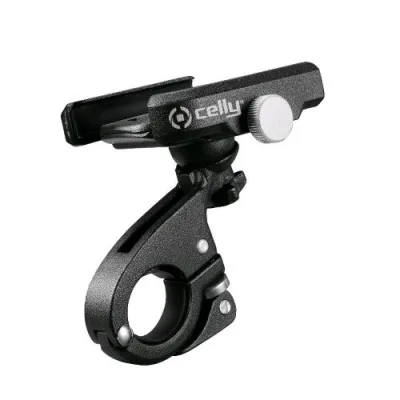 Celly Armorbike Supporto Bici Universale per Smartphone Dotato di Alette con Viti per Fissaggio al Manubrio Nero
