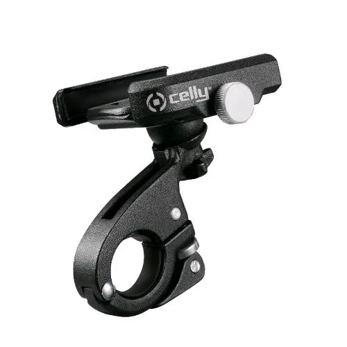 Celly Armorbike Supporto Bici Universale per Smartphone Dotato di Alette con Viti per Fissaggio al Manubrio Nero