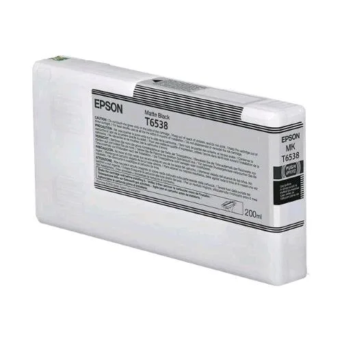 Epson T6538 CARTUCCIA INK NERO OPACO 200 ML PER Stylus Pro 4900 Stylus Pro 4900 Designer Edition Stylus Pro 4900 Spectro M1 Stylus Pro 4900 Spectro Proofer Designer Edition Stylus Pro 4900 SpectroProofer Stylus Pro 4900 SpectroProofer UV