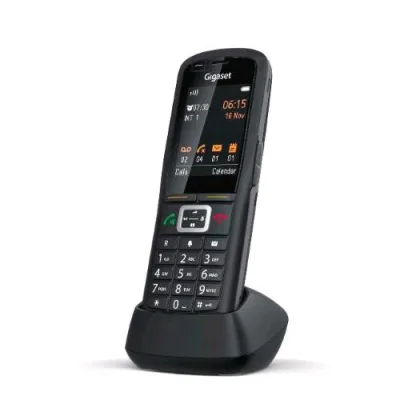 Gigaset R700H Pro Telefono DECT Display a Colori Illuminato Cornetta Wireless Identificatore di Chiamata Black