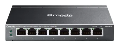 SWITCH OMADA 8-PORTGB POE MANAGED 8XGB RJ45P DESKTOP STEEL INTEG SDN