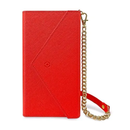 Celly Athena Custodia Portafoglio Universale Magnetica Colore Rosso