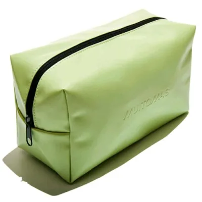 Muitomas Pochette in Tessuto 25X13X10 cm Chiusura con Cerniera Verde