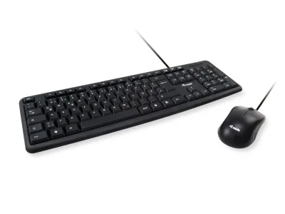 TASTIERA+MOUSE USB BK 1000 DPI 105 TASTI