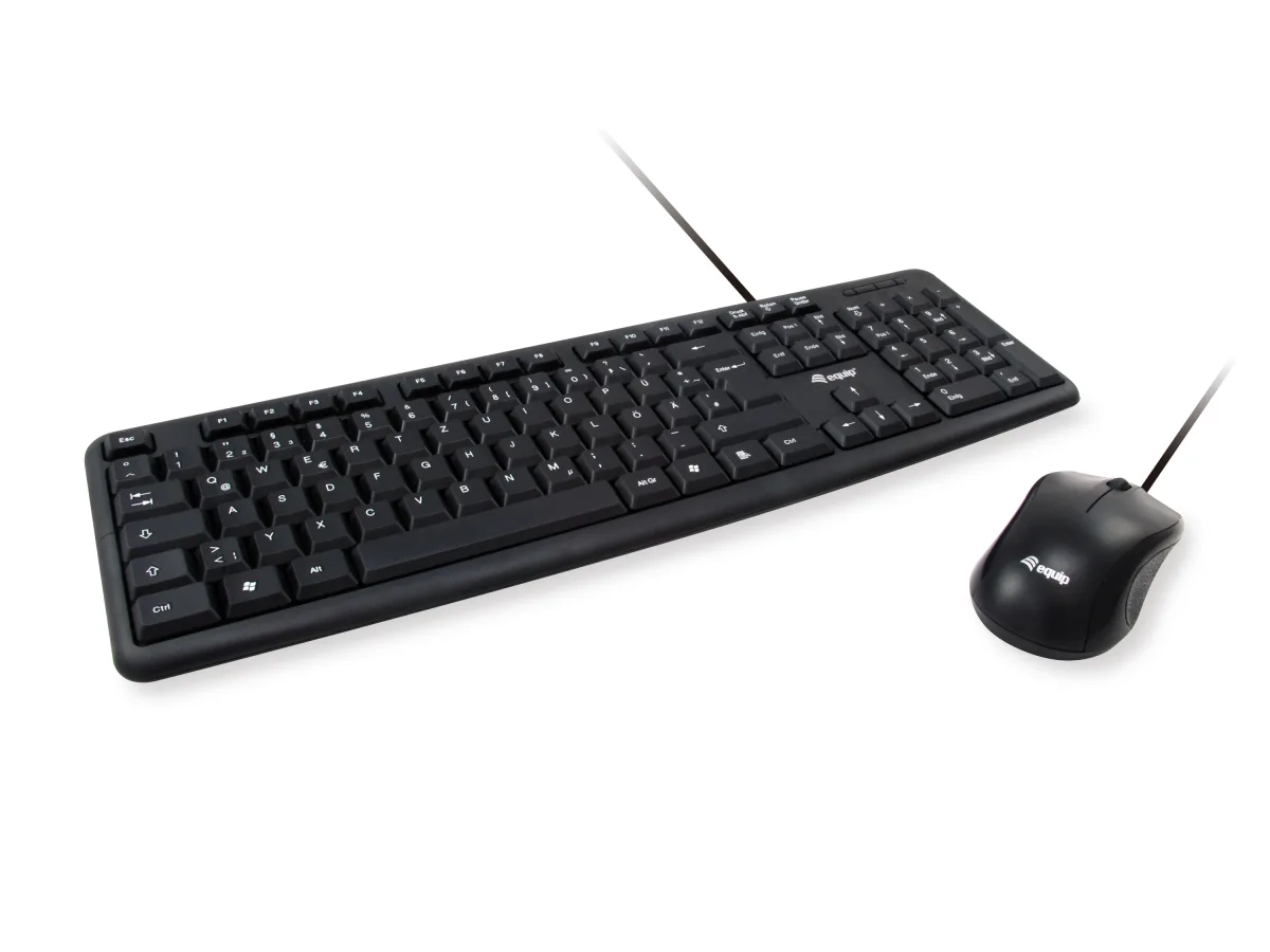 TASTIERA+MOUSE USB BK 1000 DPI 105 TASTI