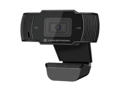 WEBCAM HD C/MICROFONO BK 1280*720 30FPS USB 2.0 PRIVACY