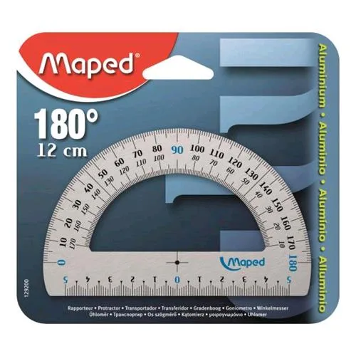 Maped Goniometro in Alluminio 180° 12 cm 1 Pz.