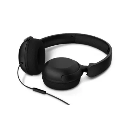 Philips TAH2100BK Cuffia Over-Ear con Microfono a Filo USB-C + Jack 3.5mm Controllo Chiamate e Musica Nero
