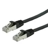 CAVO RETE S/FTP CAT.6 3MT NERO DOPPIA SCHERMATURA