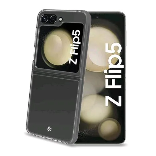 Celly Samsung Galaxy Z FLIP5 Cover in Tpu Trasparente