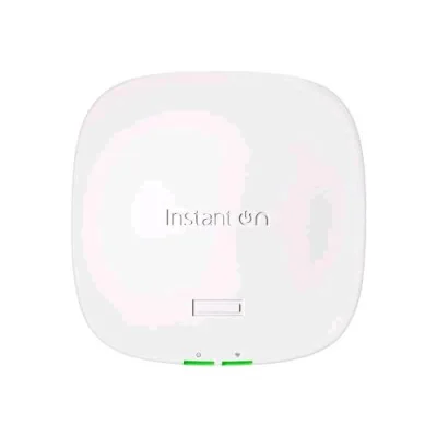 HPE S1T14A Istant On AP21 (EU) Access Point Dual Radio 2X2 Wi-Fi 6 Bundle con Alimentatore POE Bianco