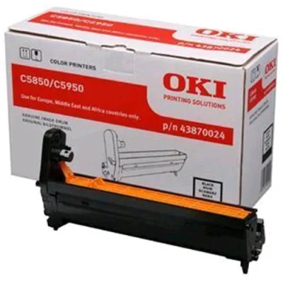 OKI 43870024 Drum Nero per C5850/5950/MC560 20.000 Pag