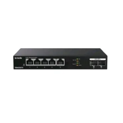 Tenda TEM2007X Switch 5 Porte 2.5GE + 2 Porte 10G SFP Desktop