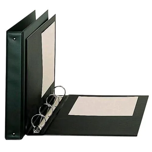 Favorit Dossier Raccoglitori 4 Anelli da 30 mm in PVC CM 42X30X4 Nero Conf 2 Pz.