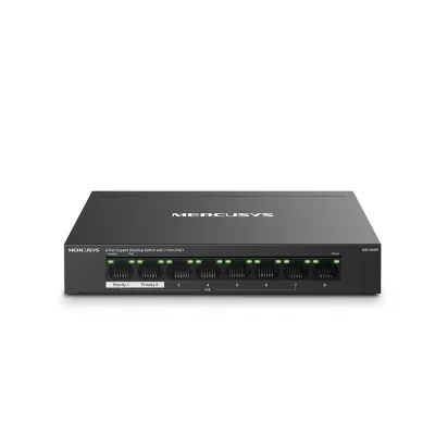 SWITCH DESKTOP MS108GP UNMANGED POE 8P GIGABIT RJ45 7POE+ FINO 65W