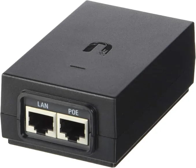 ADATTATORE POE UBIQUITI 48V 24W GBIT 2P LAN