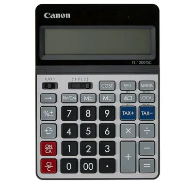 Canon TS-1200TSC Calcolatrice 12 Cifre in Metallo