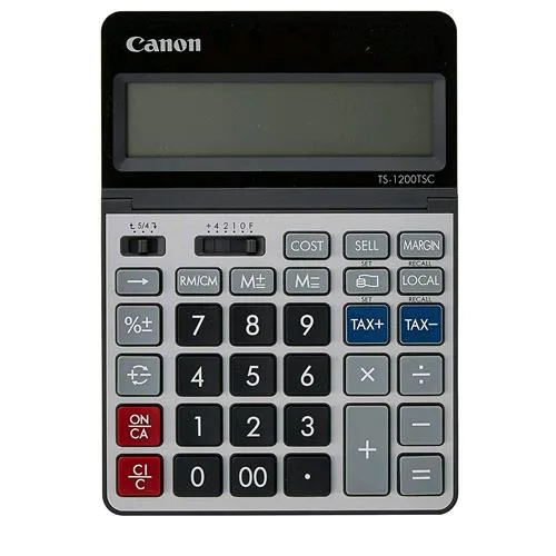Canon TS-1200TSC Calcolatrice 12 Cifre in Metallo