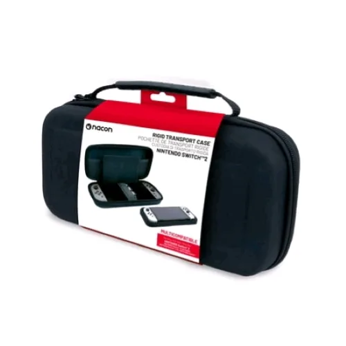 Nacon Nintendo Switch 2 Custodia da Trasporto Rigida Multicompatibile Nintendo Switch OLED/Lite Nero