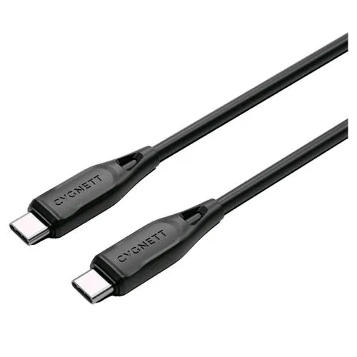 Cygnett Cavo USB-C Maschio-Maschio 1 m Nero