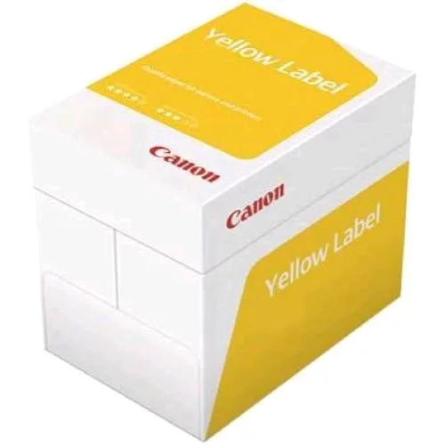 Canon Yellow Label Risma da 500 Fogli 80 g 210X297 mm A4 Bianco Conf 5 Pz.