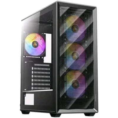Antec AX85 ARGB Midi Tower Case Vetro Temperato ATX/Matx/Mini-Itx Nero