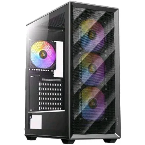 Antec AX85 ARGB Midi Tower Case Vetro Temperato ATX/Matx/Mini-Itx Nero