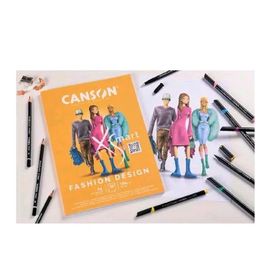 Canson Album da Disegno 30 Fogli 80 g A4 Bianco Conf 5 Pz.