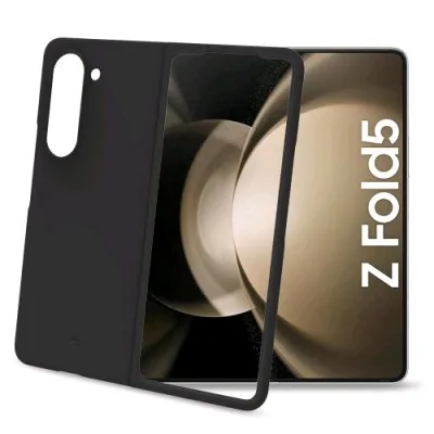 Celly Samsung Galaxy Z FOLD5 Cover in Tpu Soft Touch Black