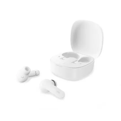 Philips TAT2100 Auricolari True Wireless Bluetooth Piccoli 4 Microfoni Cancellazione del Rumore IPX4 Custodia Ricaricabile Tascabile Bianco