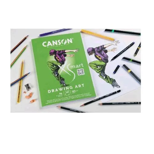Canson Album da Disegno 40 Fogli 150 g A4 Bianco Conf 5 Pz.
