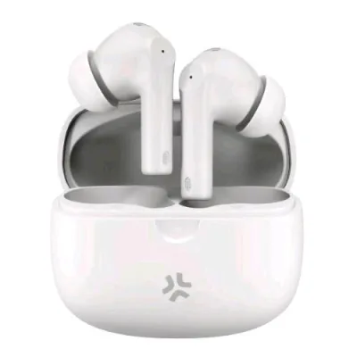 Celly Auricolari True Wireless con Microfoni Incorporati in Entrambi gli Auricolari ANC/Enc Cancellazione Attiva del Rumore Bianco