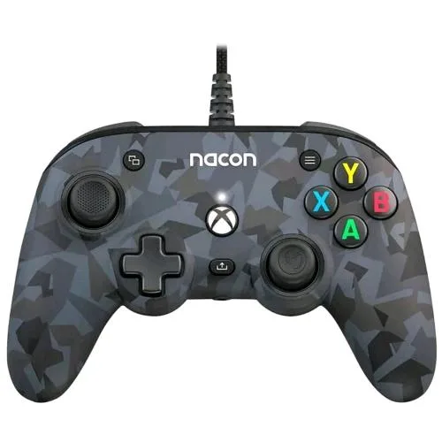 Nacon Pro Compact Xbox Serie x Controller Wired Licenza Ufficiale Xbox Camo Grey