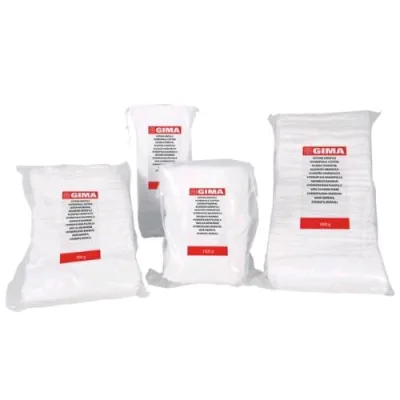 Gima Cotone Idrofilo Piegato a Z Pacco da 500 g Bianco