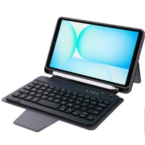 Samsung Galaxy Tab A11+ Custodia + Tastiera Bluetooth Staccabile 2 in 1 Nero