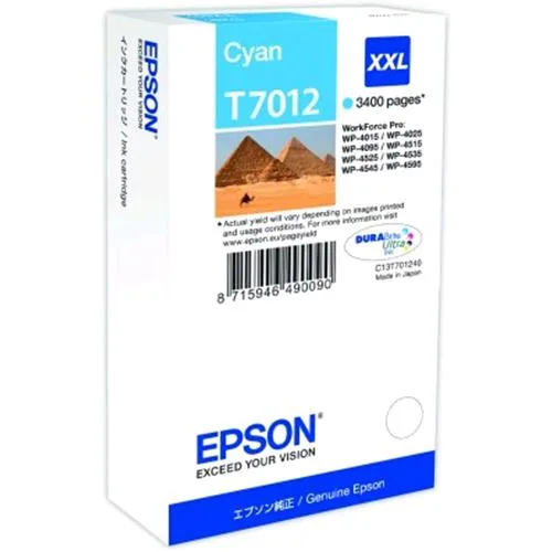 Epson T7012 Cartuccia Inkjet Blu per WP4015 WP4095 WP4515 WP4525 WP4595