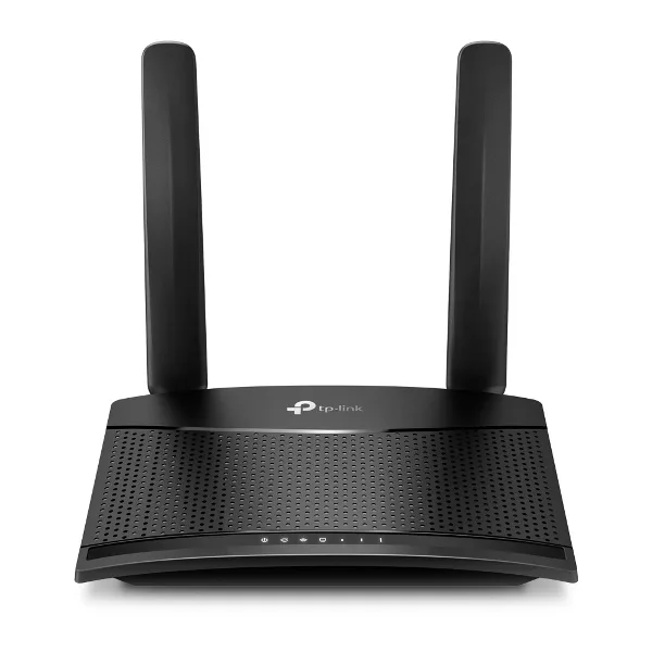 Tp-Link TL-MR100 4G Router Wireless 300Mbps 4G LTE Supporta fino a 32 Dispositivi Antenne Removibili Nero