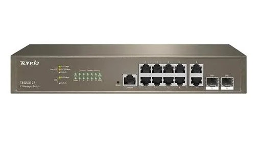 Tenda TEG5312F Switch 10 Porte Gigabit 10/100/1000 + 2P SFP L3 Managed