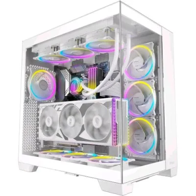 Antec C8 Case Full Tower Panneli Laterali e Frontale in Vetro Temperato e-ATX/ATX/Itx/Matx Bianco