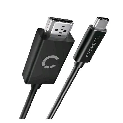 Cygnett Essentials Cavo Adattatore da USB-C a HDMI 4K 60Hz 1.8 m Nero
