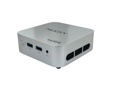 Yashi Nucky NY336 Mini PC AMD Ryzen 3 3300U RAM 8GB-SSD 256GB NVMe AMD Radeon Graphics-Wi-Fi 6 + Gigabit LAN-Win 11 Prof Argento