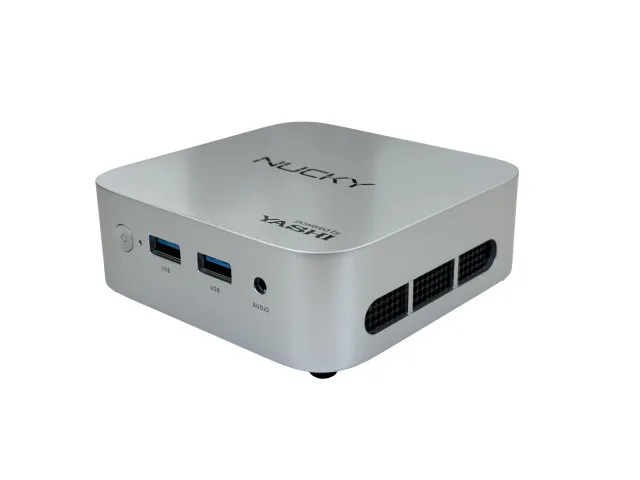 Yashi Nucky NY336 Mini PC AMD Ryzen 3 3300U RAM 8GB-SSD 256GB NVMe AMD Radeon Graphics-Wi-Fi 6 + Gigabit LAN-Win 11 Prof Argento