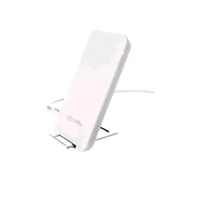 Celly Base di Ricarica Wireless Universale USB Tipo C 10 A Bianco