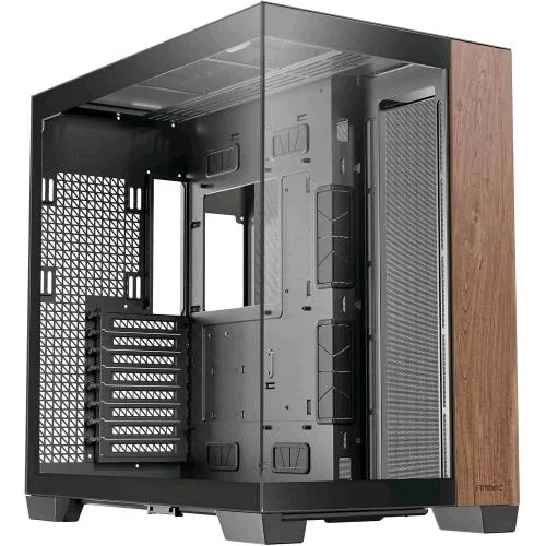 Antec C8 Wood Full Tower Pannello Frontale in Legno Marrone e Pannelli Laterali e Frontali in Vetro Senza Cuciture Compatibile RTX 40